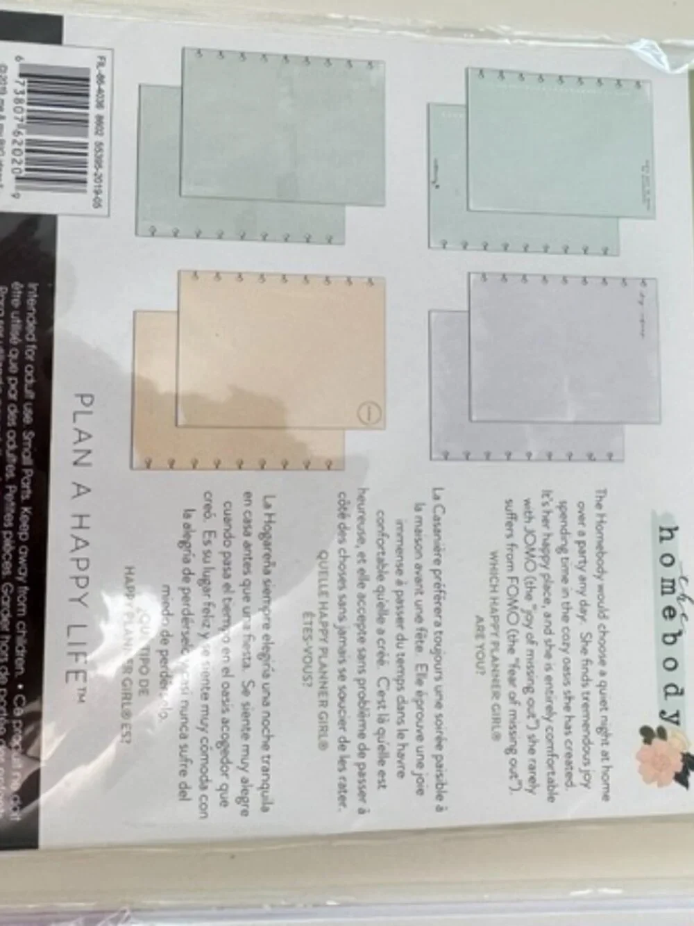NIP The Happy Planner Girl Classic Planner Refill Pages Set of 2